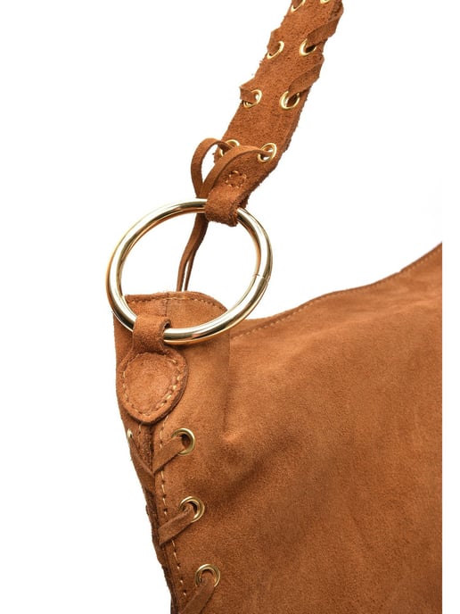 Anna Luchini Brown Bolso de cuero - Image 3