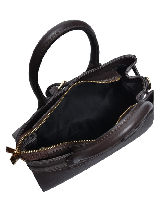 Luisa Vannini Bicolor Bolso de cuero - Image 4