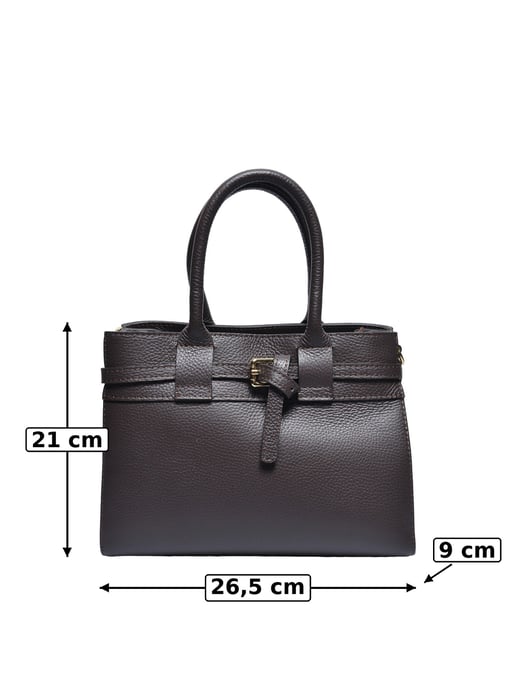 Luisa Vannini Bicolor Bolso de cuero - Image 5