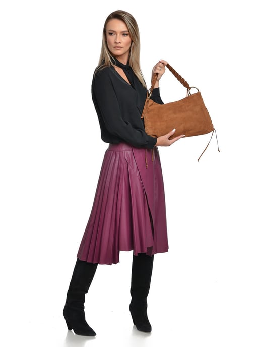 Anna Luchini Brown Bolso de cuero - Image 5