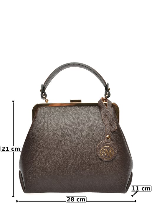 Roberta M Granate Bolso de cuero - Image 6
