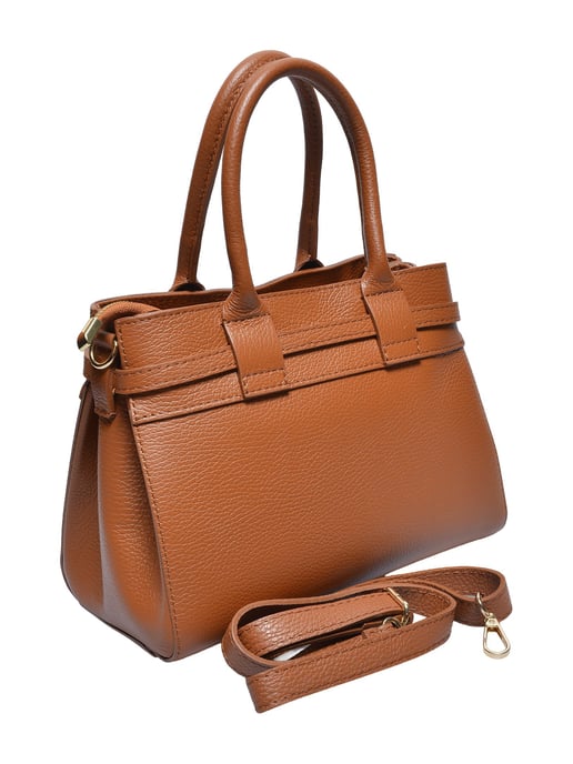 Luisa Vannini COGNAC Bolso de cuero - Image 2