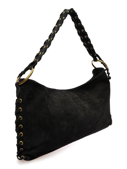 Anna Luchini Negro Bolso de cuero - Image 2