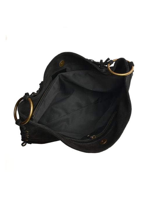 Anna Luchini Negro Bolso de cuero - Image 4