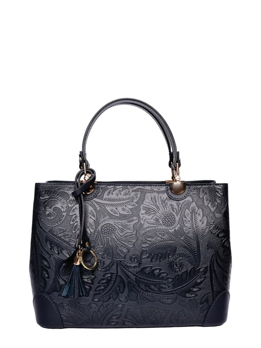 Anna Luchini Azul Bolso de cuero - Image 1