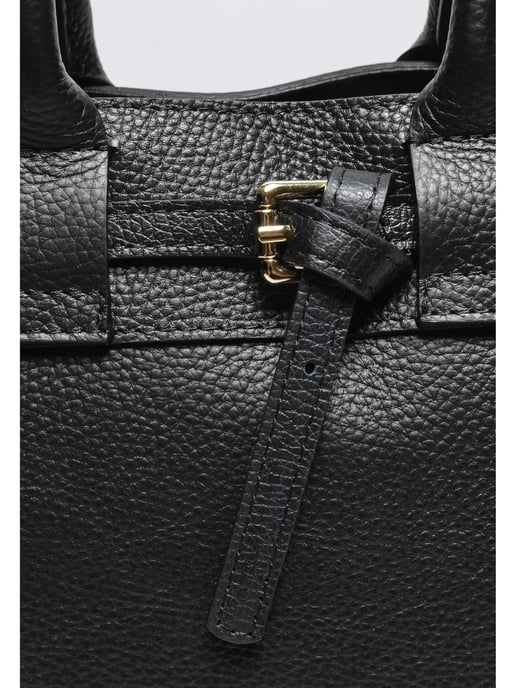 Luisa Vannini NEGRO Bolso de cuero - Image 3