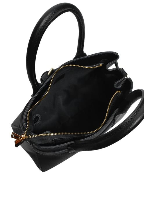 Luisa Vannini NEGRO Bolso de cuero - Image 4