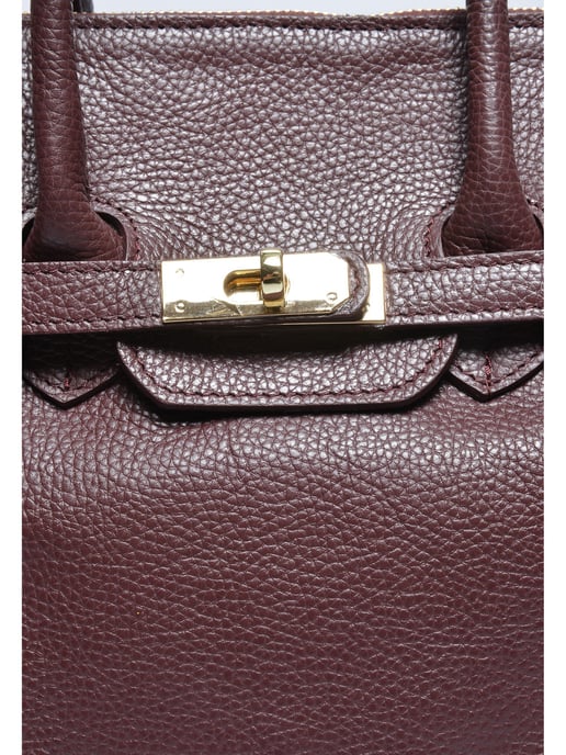 Luisa Vannini Granate Bolso de cuero - Image 3