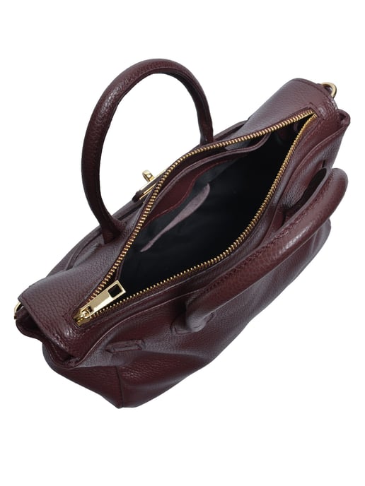 Luisa Vannini Granate Bolso de cuero - Image 4