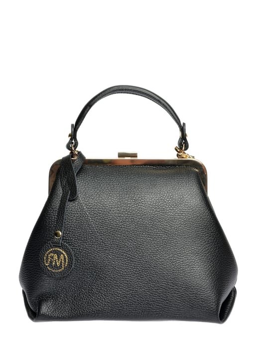 Roberta M Negro Bolso de cuero - Image 1