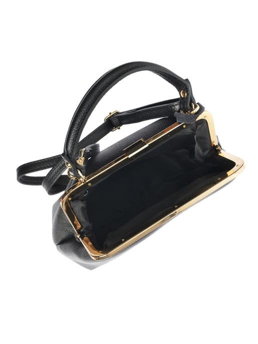 Roberta M Negro Bolso de cuero - Image 4