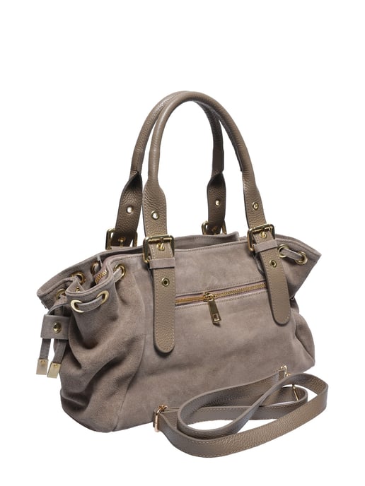 Anna Luchini Beige Bolso de cuero - Image 2