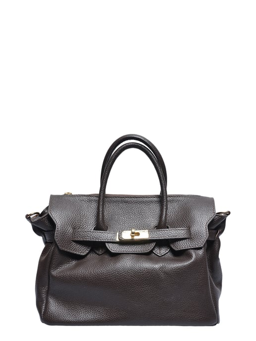 Luisa Vannini Bicolor Bolso de cuero - Image 1
