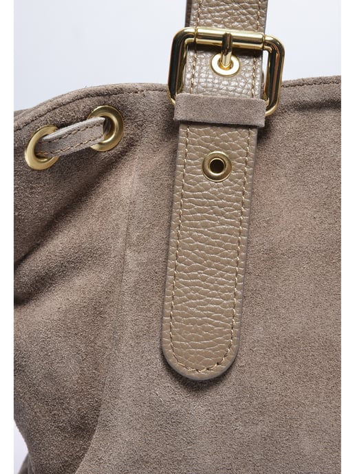 Anna Luchini Beige Bolso de cuero - Image 3