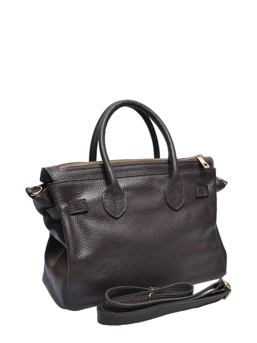 Luisa Vannini Bicolor Bolso de cuero - Image 2