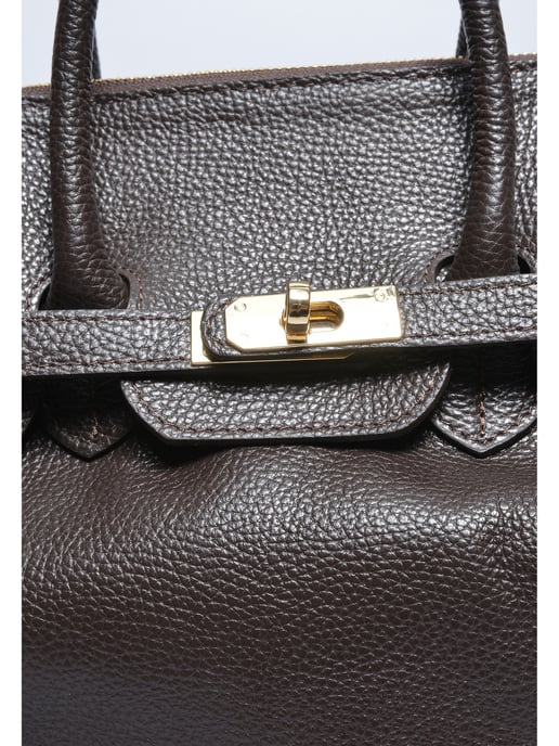 Luisa Vannini Bicolor Bolso de cuero - Image 3