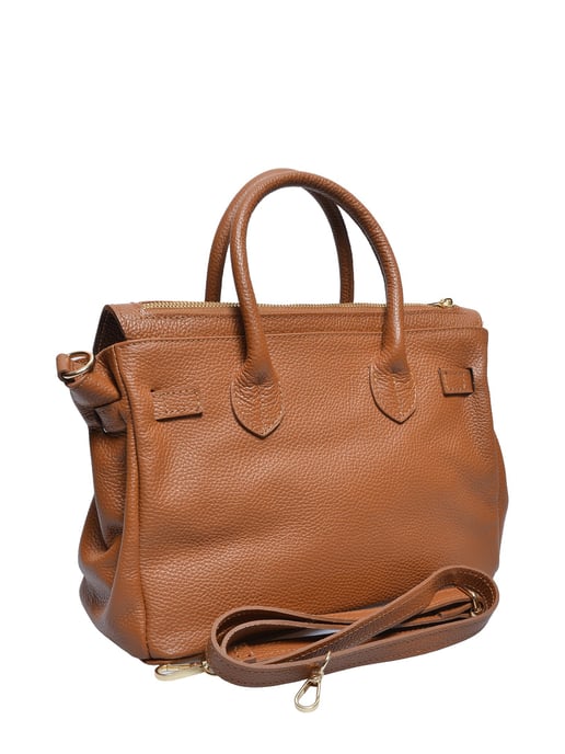 Luisa Vannini COGNAC Bolso de cuero - Image 2