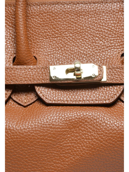 Luisa Vannini COGNAC Bolso de cuero - Image 3