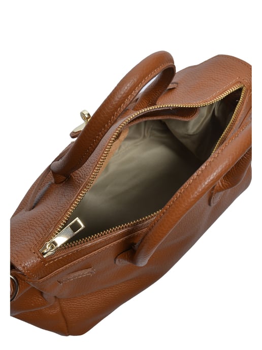 Luisa Vannini COGNAC Bolso de cuero - Image 4