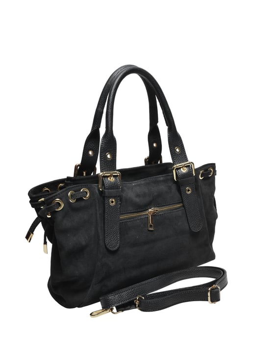 Anna Luchini Negro Bolso de cuero - Image 2