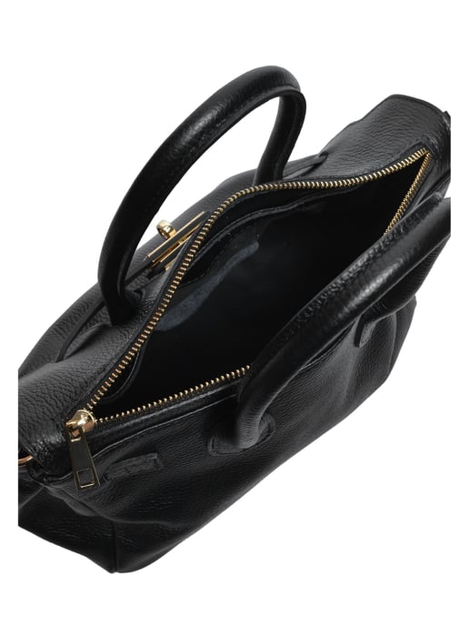 Luisa Vannini NEGRO Bolso de cuero - Image 4