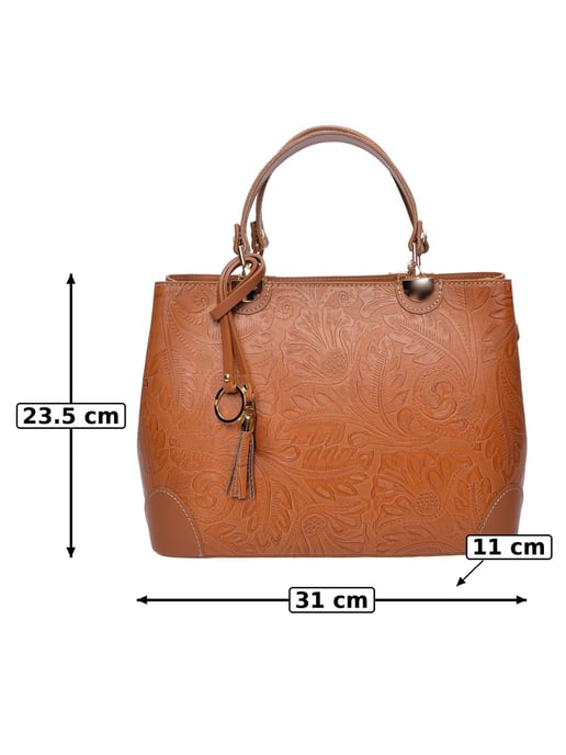 Anna Luchini Brown Bolso de cuero - Image 6