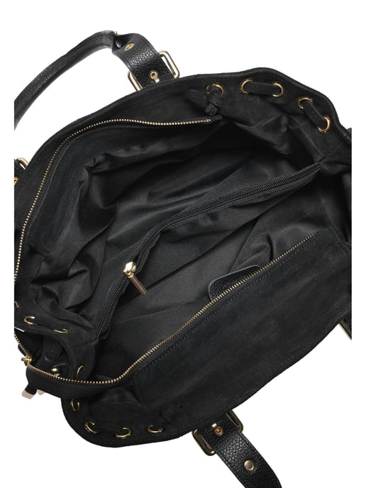 Anna Luchini Negro Bolso de cuero - Image 4