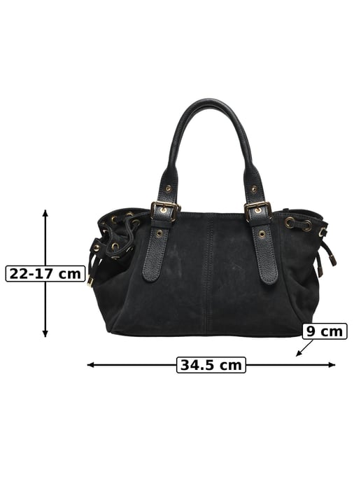 Anna Luchini Negro Bolso de cuero - Image 5