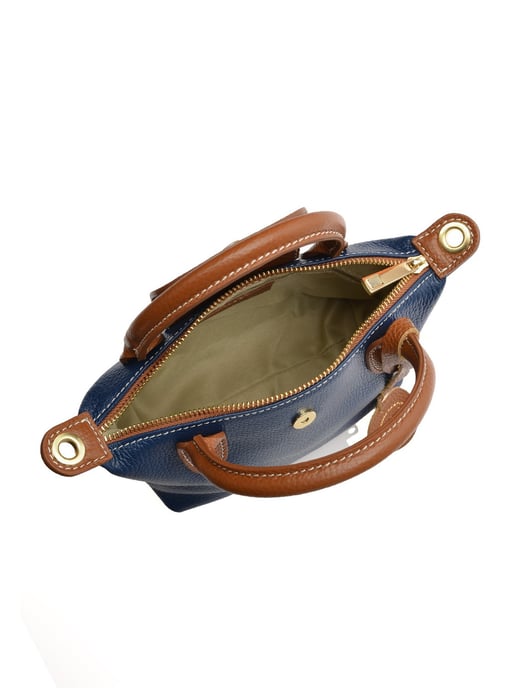 Roberta M Azul Bolso de cuero - Image 4