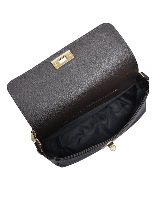 Luisa Vannini Bicolor Bolso de cuero - Image 4