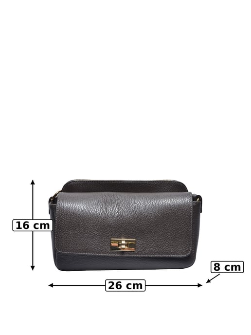 Luisa Vannini Bicolor Bolso de cuero - Image 5