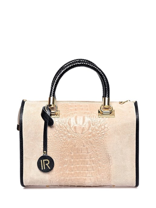 Isabella Rhea Beige Bolso de cuero - Image 1