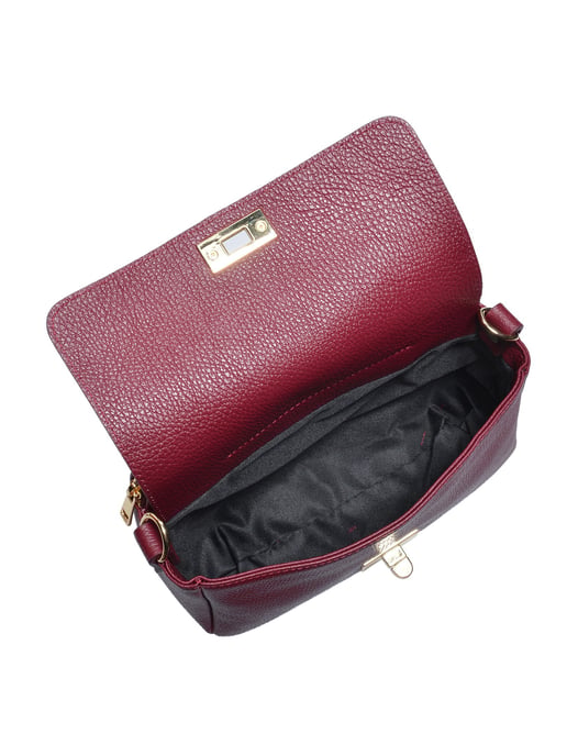 Luisa Vannini BURDEOS Bolso de cuero - Image 4
