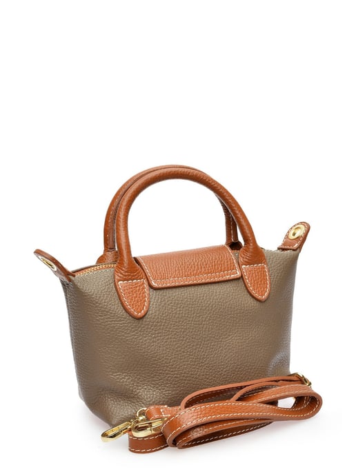 Roberta M Beige Bolso de cuero - Image 2