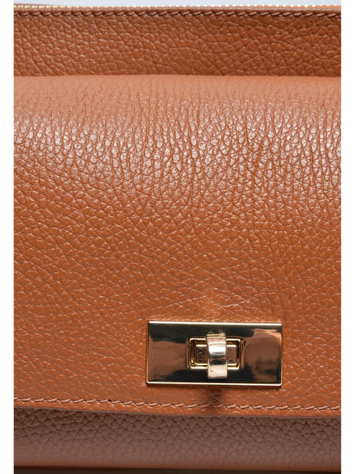 Luisa Vannini COGNAC Bolso de cuero - Image 3