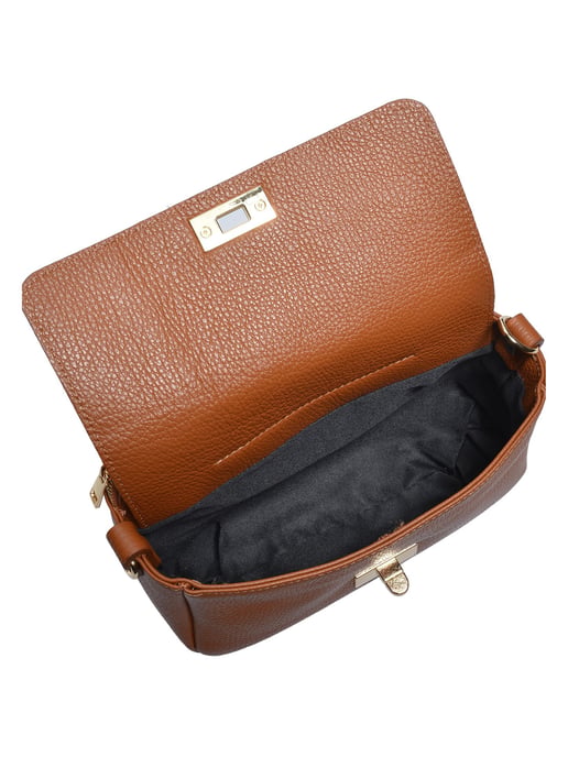 Luisa Vannini COGNAC Bolso de cuero - Image 4