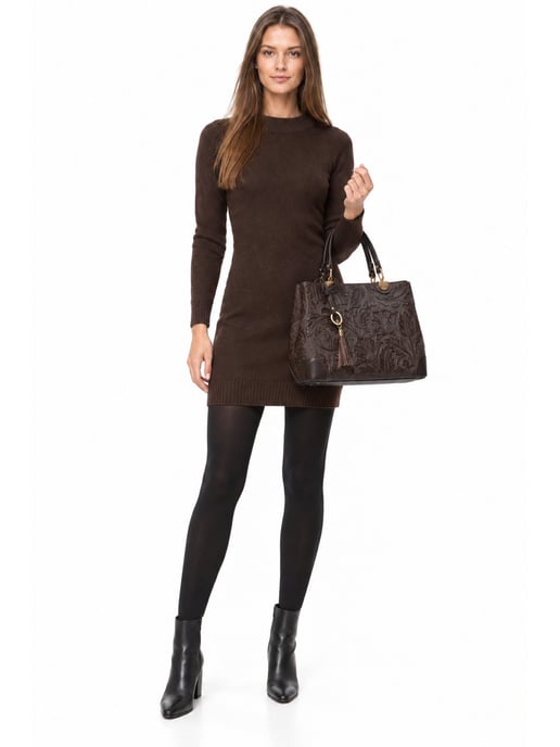 Anna Luchini Granate Bolso de cuero - Image 6