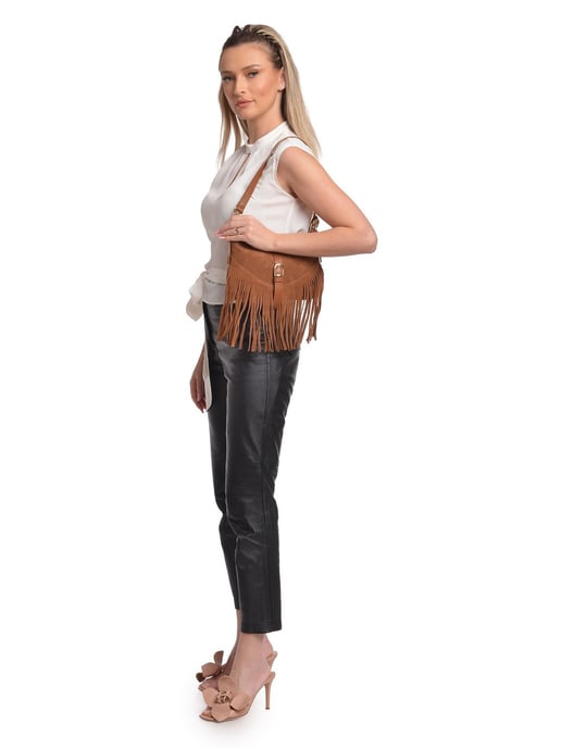 Anna Luchini Brown Bolso de cuero - Image 5