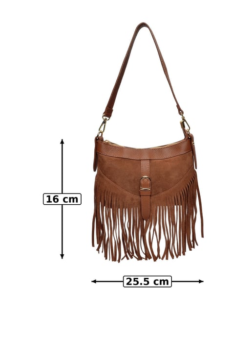 Anna Luchini Brown Bolso de cuero - Image 6