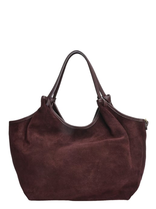 Anna Luchini Borgoña Bolso de cuero - Image 1