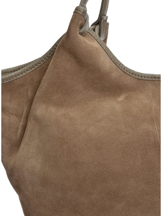 Anna Luchini Beige Bolso de cuero - Image 3