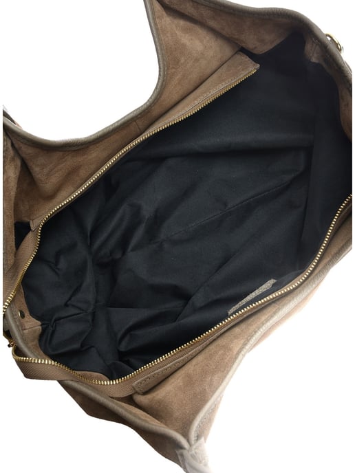 Anna Luchini Beige Bolso de cuero - Image 4