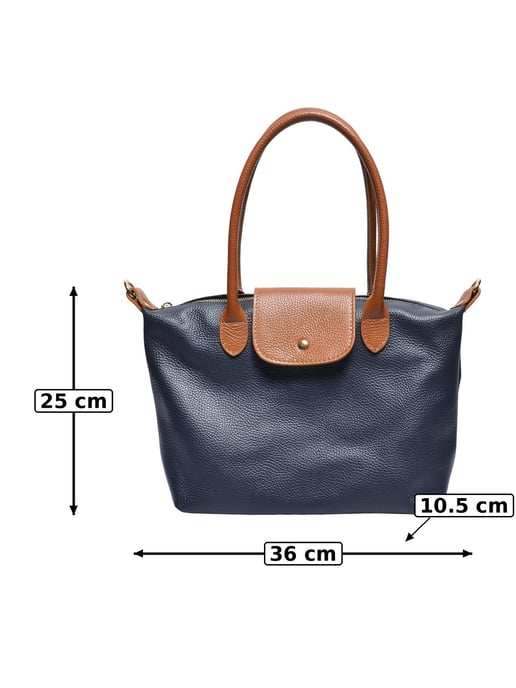 Anna Luchini Azul Bolso de cuero - Image 5