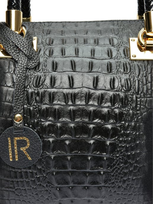 Isabella Rhea Negro Bolso de cuero - Image 3