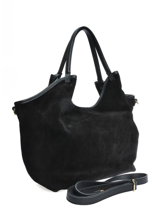 Anna Luchini Negro Bolso de cuero - Image 2