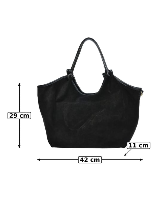 Anna Luchini Negro Bolso de cuero - Image 6