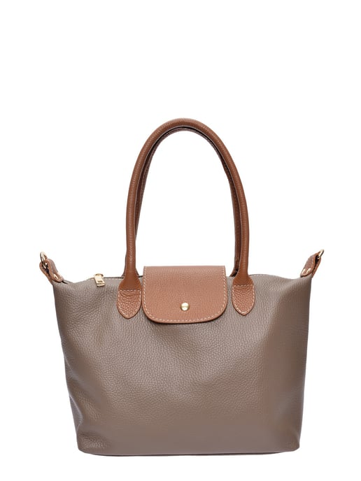 Anna Luchini Beige Bolso de cuero - Image 1