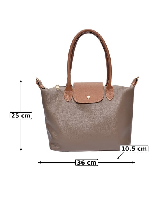 Anna Luchini Beige Bolso de cuero - Image 6