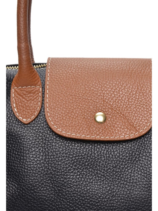 Anna Luchini Negro Bolso de cuero - Image 3