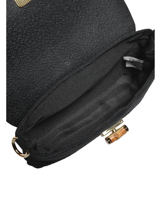 Luisa Vannini NEGRO Bolso de cuero - Image 4